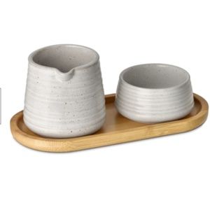 NEW Nespresso stoneware serving set